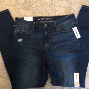 Old Navy Jeans Rockstar Size 10 NWT
